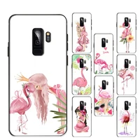 yinuoda animal flamingo cute phone case for samsung s20 lite s21 s10 s9 plus for redmi note8 9pro for huawei y6 cover