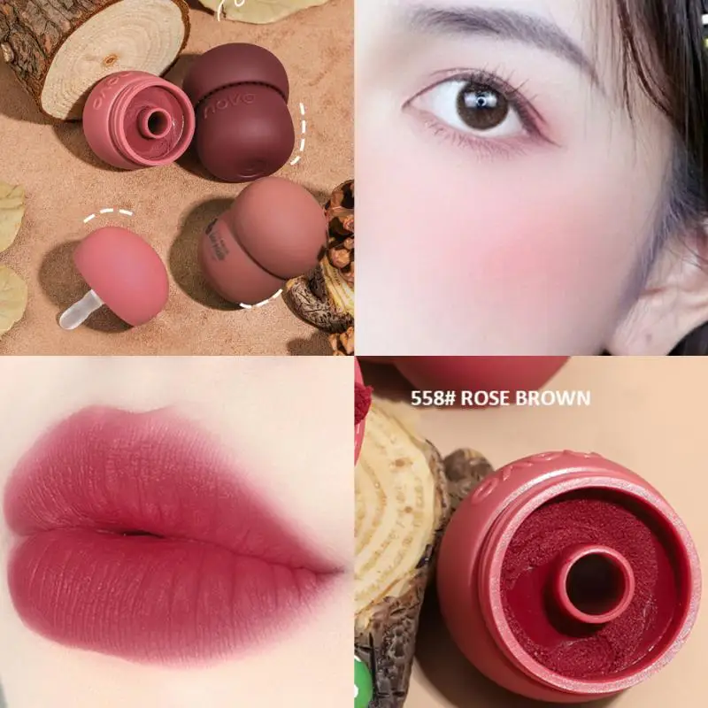 

4 цвета мусс матовая баночка для губ бархатная губная помада блеск для губ стойкий бальзам для губ глазурь для женщин Косметика для макияжа губ щек