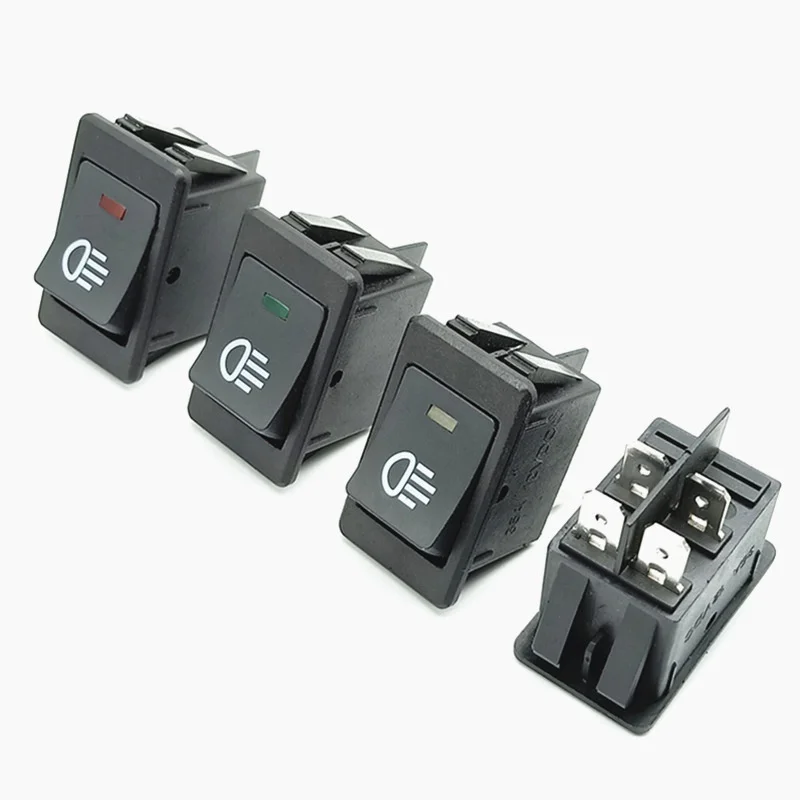 2 шт., автомобильный переключатель противотуманной фары, 12 В, 35 А