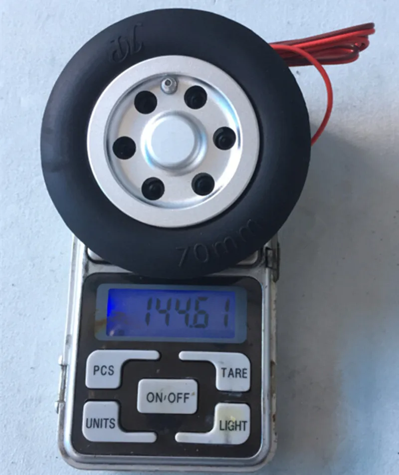 RC модель 70 мм 75 JP тормозное колесо для шасси самолета с неподвижным крылом