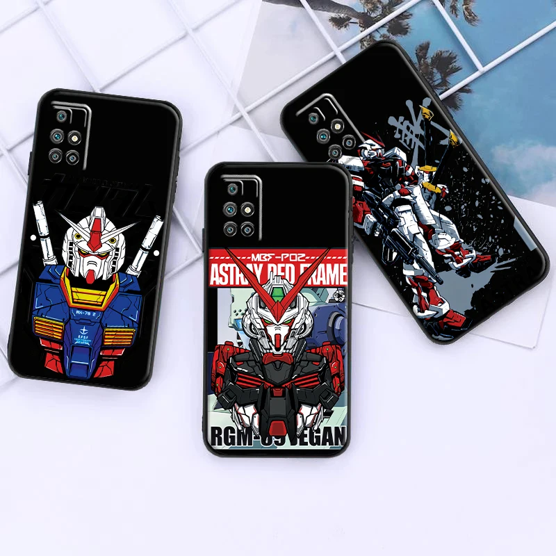 

Mech For Xiaomi Redmi 10 Phone Case Protect Soft Funda Carcasa Black Liquid Silicon Back Coque