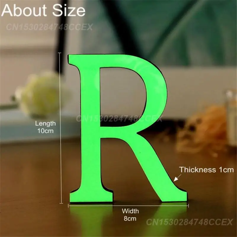1 ~ 4 шт. наклейка на стену с английским алфавитом Ева серебристые украшения для