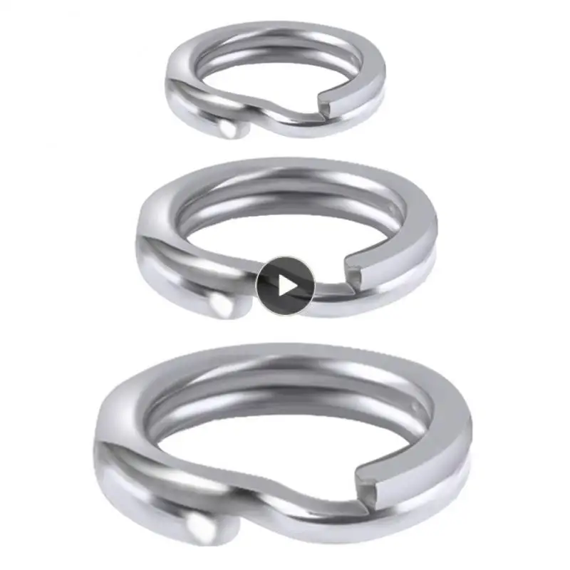 

Anti-damage Ring Split Rings In Fishing 5/6/7/8/9 Mm Split Fishing Ring Powerful Fishing Line Damage Prevention Circle /