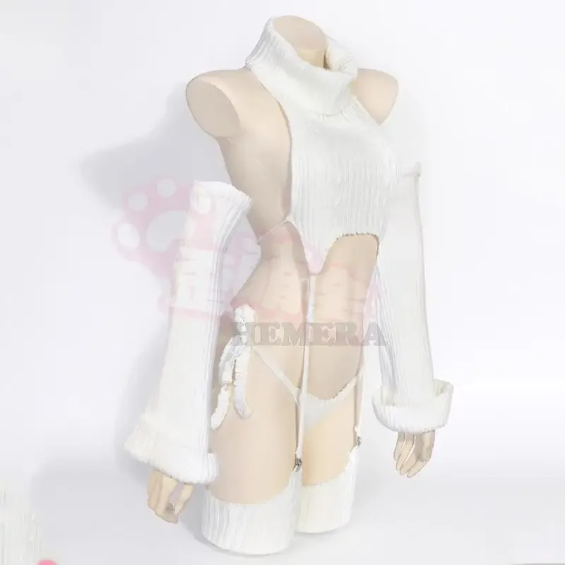 Gotoh Hitori косплей аниме MOUTHS THE ROCK костюм женский сексуальный белый свитер боди