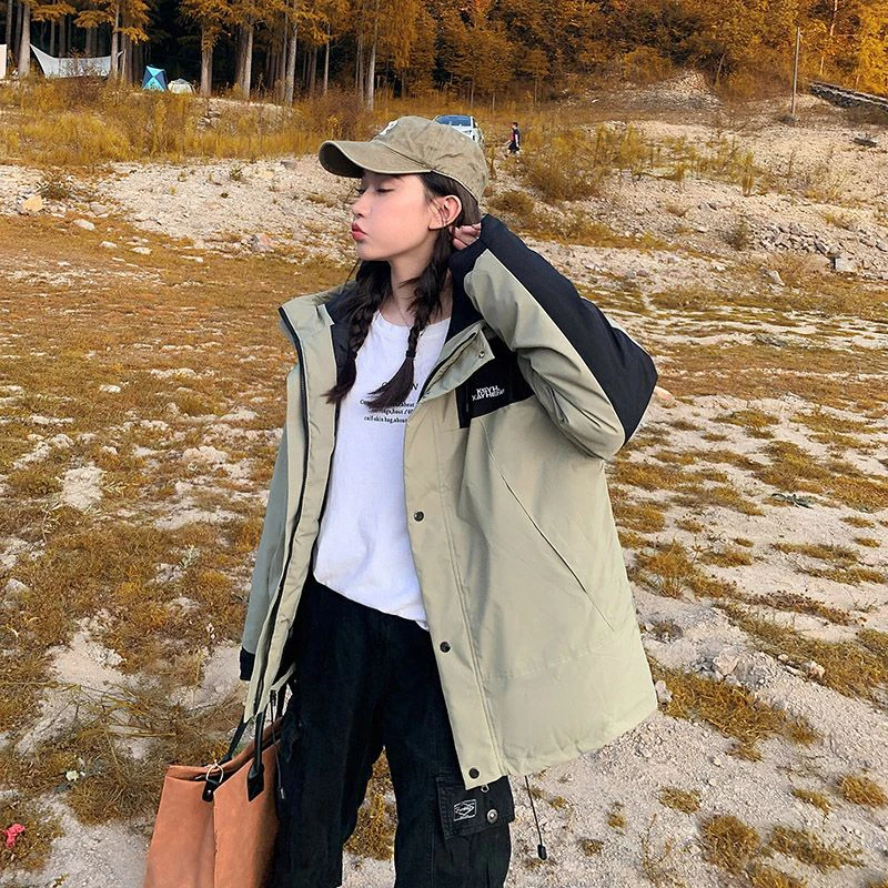 2022 winter new tooling style Pie Overcome Cotton Padded Small Thick Cotton Coat Men Jacket  Men Clothing  Winter Jacket Men