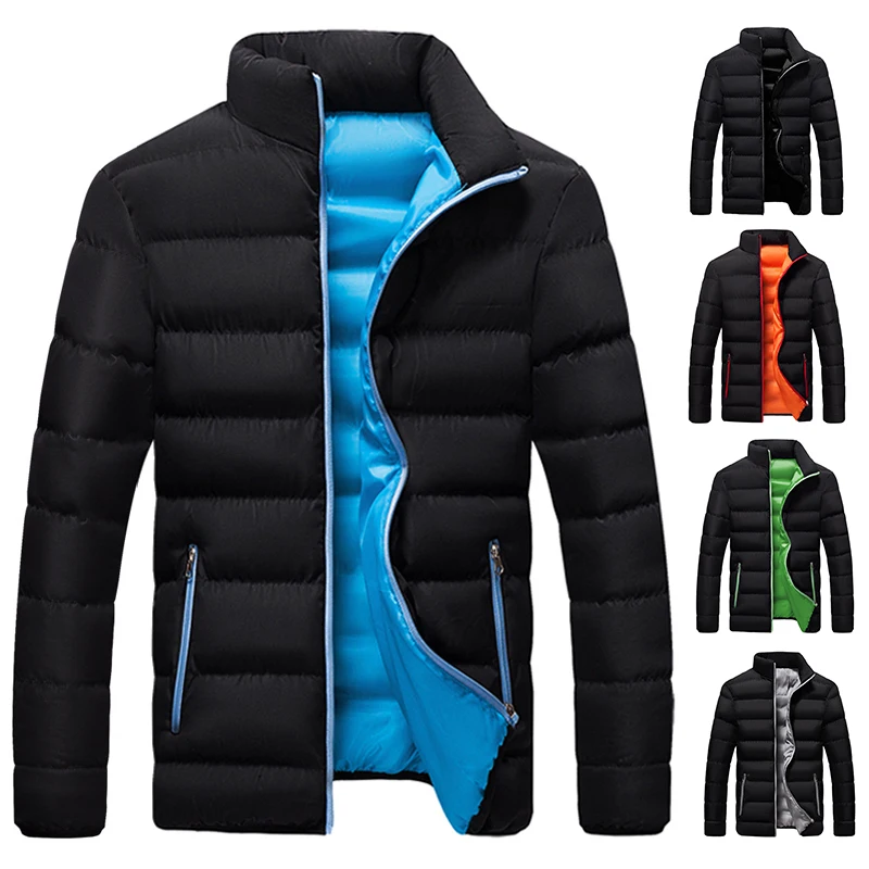 For Mens Thermal Coat Light Down Jackets Outwear Man Fashion