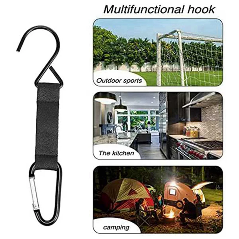 6-комп. крючки для ограждения бейсбольной сумки с нейлоновыми защитными пряжками