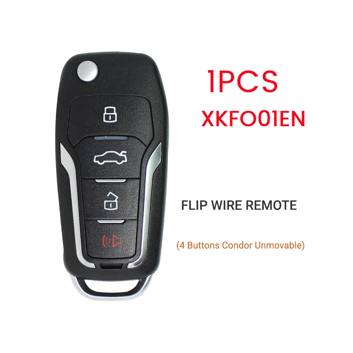 

Универсальный проводной пульт дистанционного управления для Xhorse XKFO01EN, флип-брелок с 4 кнопками для ключа Ford Style для VVDI