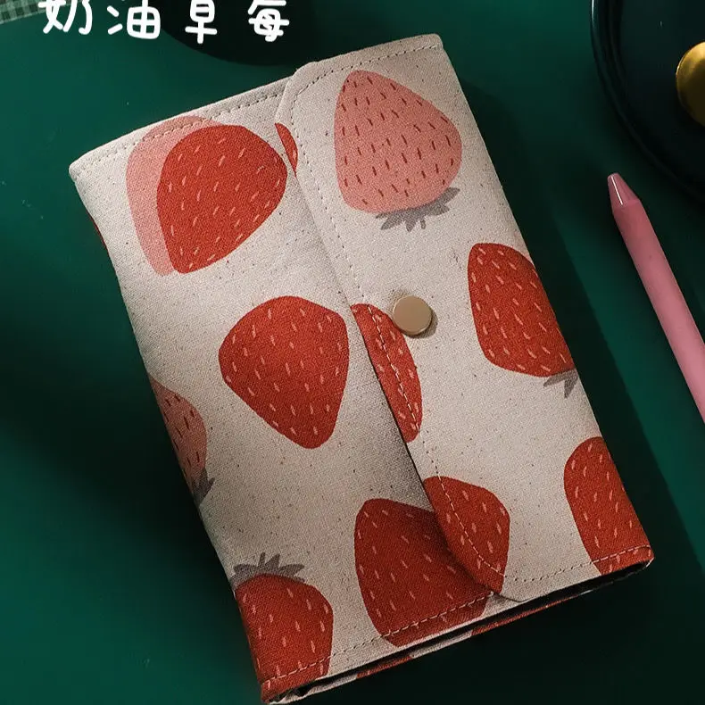 

A5 A6 Luxury Fabric Design Loose-leaf Notebooks Journals Spiral Binder Diary Notebook Agenda Planner Office School Stationery