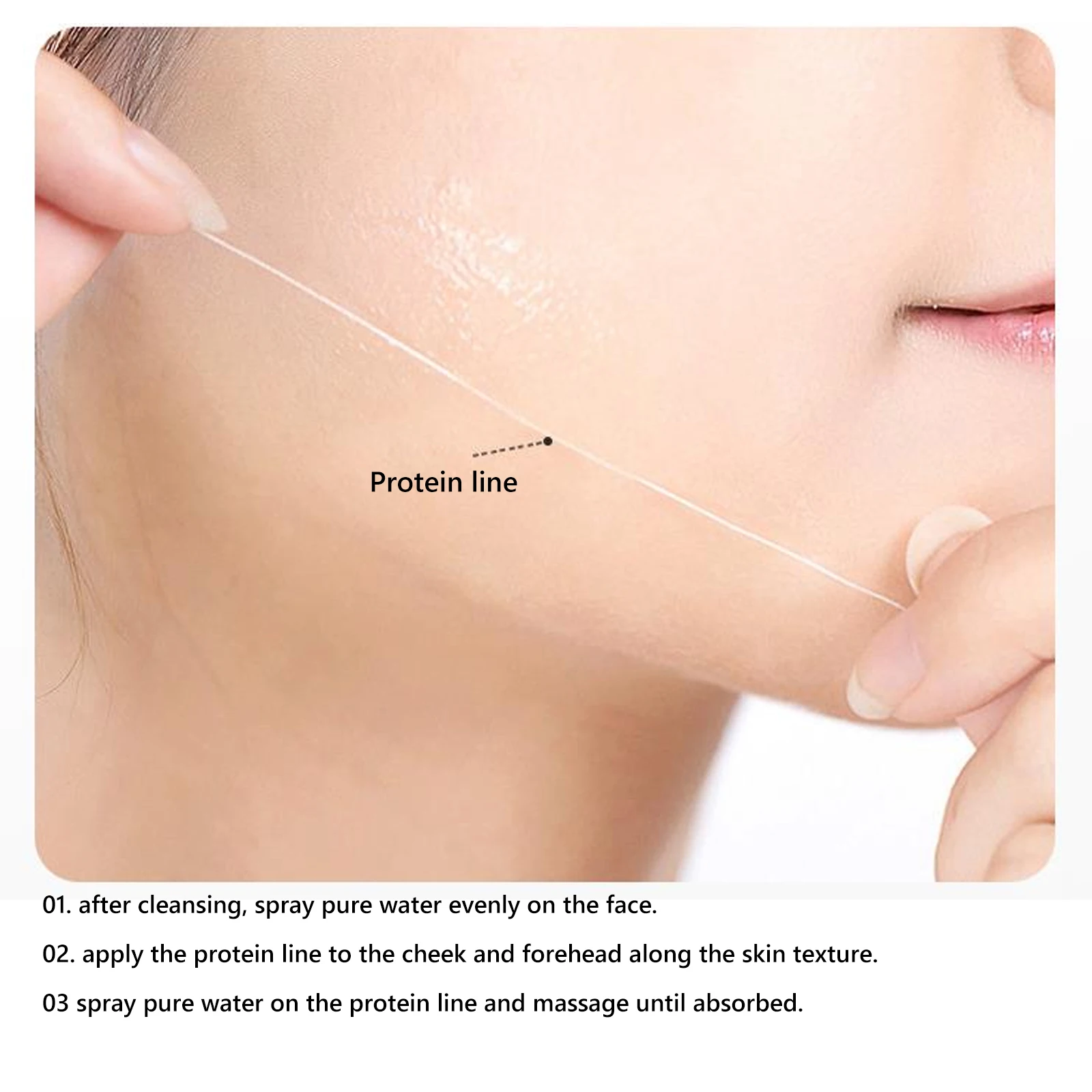 Face Filler Absorbable Collagen Protein Thread Lift Plump Silk Fibroin Line Carving Anti Aging Essence |