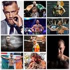 Вдохновляющие плакаты UFC Boxer Conor McGregor портрет, холст, живопись, плакаты и печатные настенные художественные Плакаты для спальни, тренажерного зала, Декор для дома