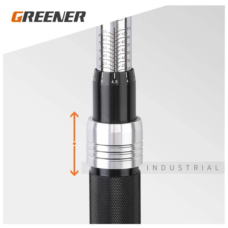 Гаечный ключ GREENER 1/4 'ɱ/4'' гаечный с двухсторонним храповым механизмом