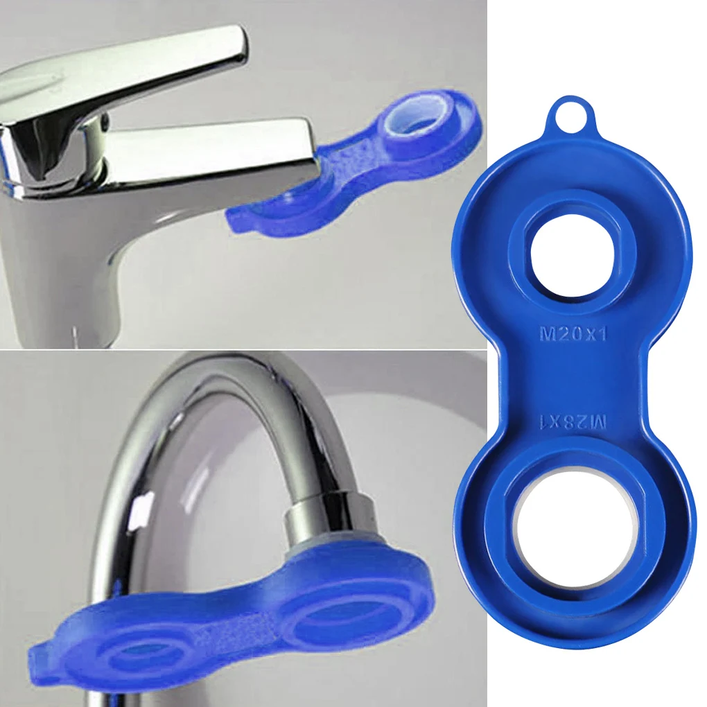 

1Pc Water Outlet Universal Wrench Faucet Bubbler Wrench Disassembly Cleaning Tool Four Sides Available Bubbler Yellow Wrench