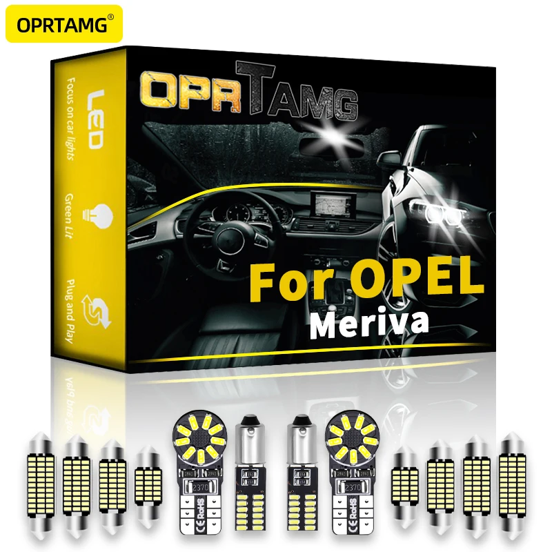 

Автомобильный интерьерный светильник OPRTAMG Canbus для OPEL Meriva 2008 2009 2010 2011 2012 2013 2014 2016 2017 2018 2019-2022, Стайлинг автомобиля