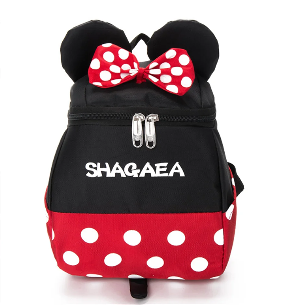 

Cartoon Anime Schoolbag 2022 New Disney Mickey and Minnie Student Casual Backpack Children's Anti-Lost Backpack
