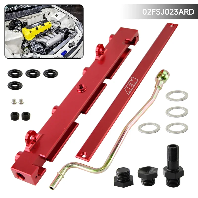 Красный/черный топливный рельс подходит для Honda Civic K20 K20A2 K20A3 K20Z1 Acura RSX Integra Type R EP3 DC5