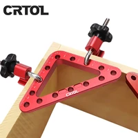 crtol aluminum alloy corner clamp 160mm 90 degree right angle clamp splicing board positioning panel fixed clip woodworking