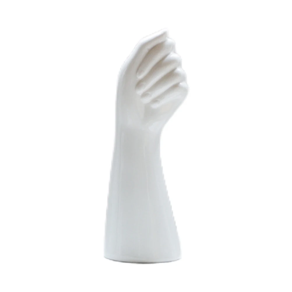 

Art Body Ceramics Flower Vase Home Decor Hand-shaped Flower Vase Modern White Female Body Vase Home Living Room Ornaments