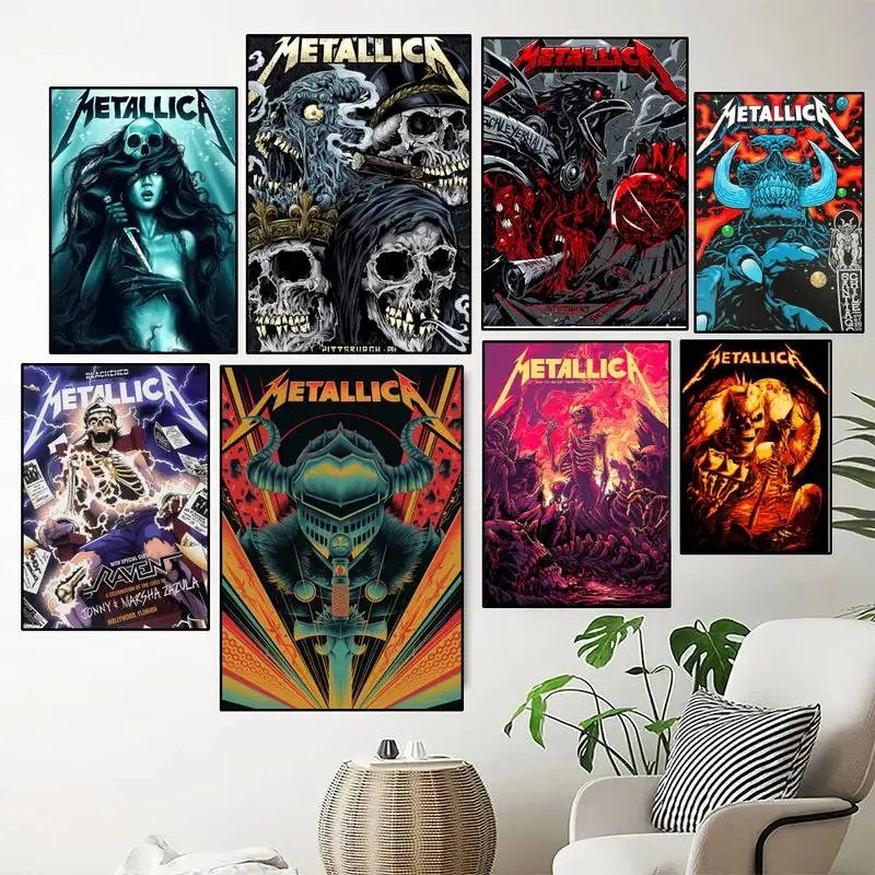 

Band M-METALLICA Cool POSTER Poster Prints Wall Painting Bedroom Living Room Decoration Home