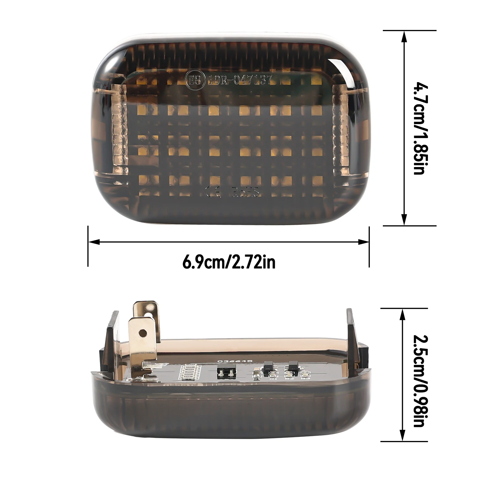 Фото 2 шт. грузовых фонаря для Ford Transit 150 250 350 HD 2015-2024, Transit Connect 2014-2023, E-Transit 2022-2024, фонарь для фургона. №3