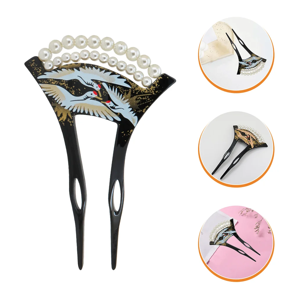 

Hair Pearl Hairpin Hanfu Hair Pin Chopsticks U- Shaped Hair Fork Hair Styling Accessories for