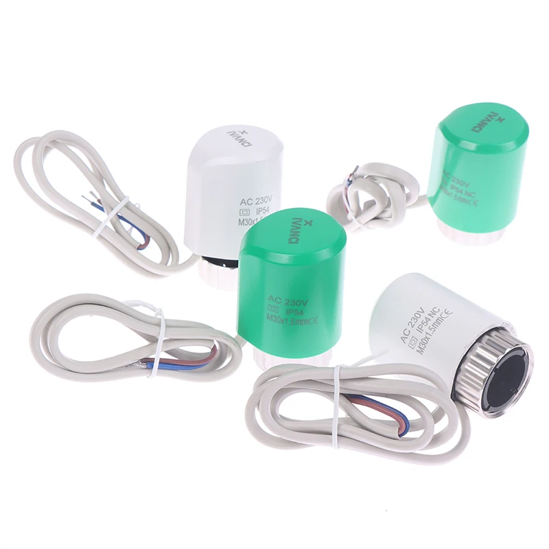 

NO NC Electric Thermal Actuator Valve Head for Thermostat Manifold Underfloor