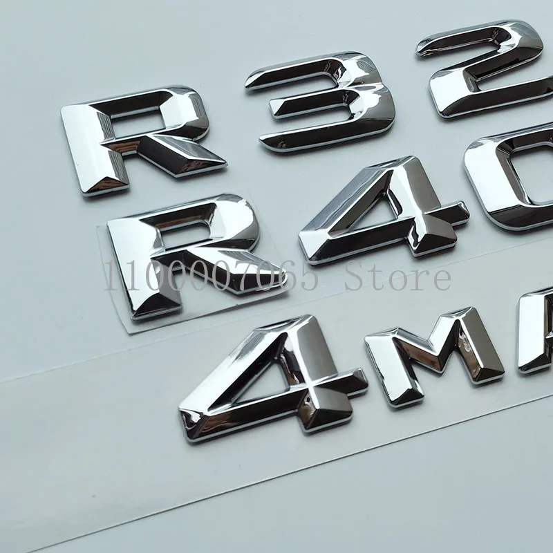 2015 Sharp хром серебряные буквы R320 R400 4matic верхняя модель Mercedes Benz R Class автомобильная