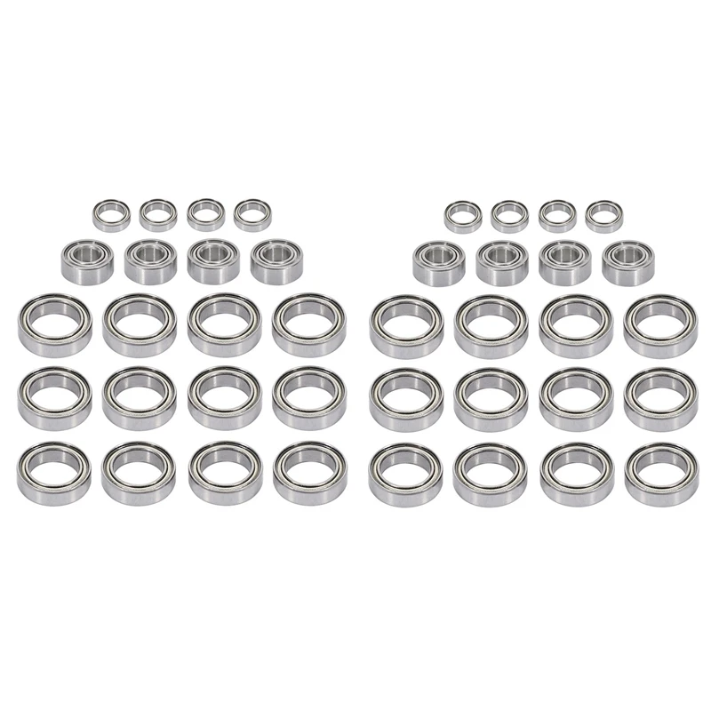 

40 шт. набор шариковых подшипников BE001 BE002 BE003 для JLB Racing CHEETAH 11101 21101 J3 Speed 1/10 Запчасти для радиоуправляемых автомобилей