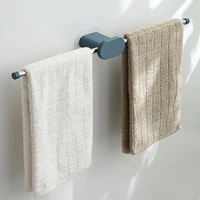 household non perforated kitchen bathroom wall hanging towel rack towel bar sucker double column towel rack kitchen accessories