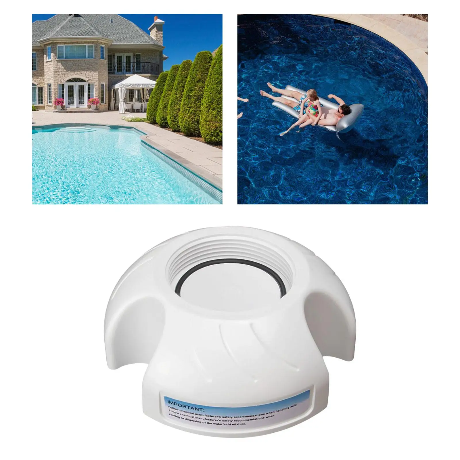 

1 Piece Pool Cleaning Stand Simple Using Fittings Professional for Salt Cell
