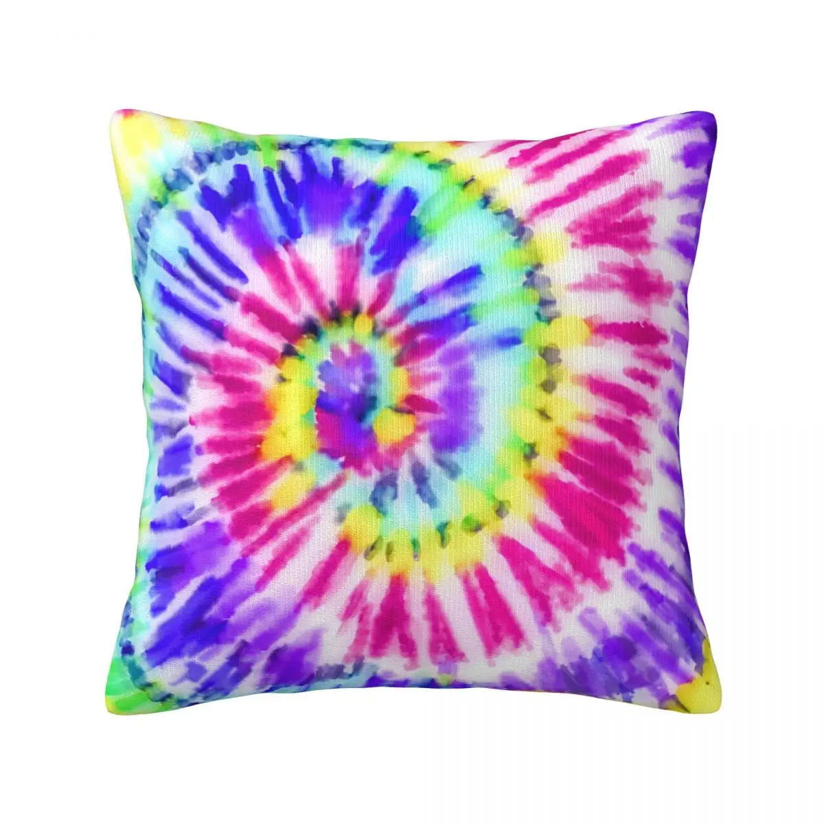 

Watercolor Ombre Pillow Case Artsy Rainbow Tie Dye Summer Universal Pillowcase Polyester Home Decor Zipper Cover