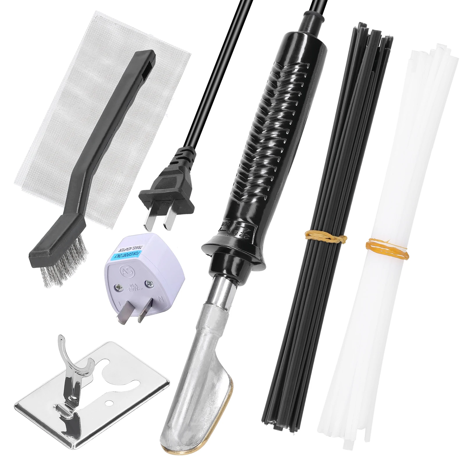 

EU Plug Leather Ironing Tool Crack Repair Smoothing Tool Repair Plastic Soldering Iron Car Bumper Welding Machine