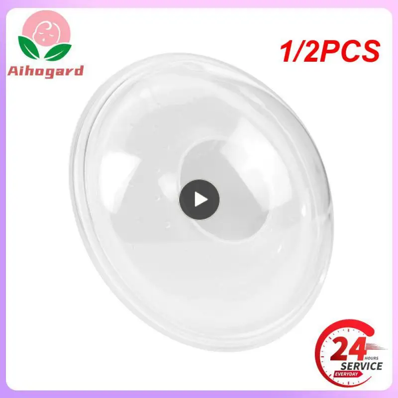 

1/2PCS Silica Gel Portable Breast Milk Collector Postpartum Nipple Suction Container Prevention Leakage Overflow Reusable