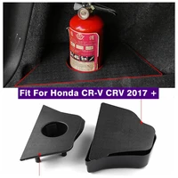 car interior accessories rear trunk fire extinguisher cup installation holder case cover trim fit for honda crv cr v 2017 2020
