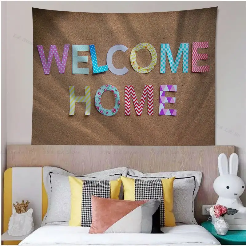 Настенный Гобелен сделай сам с мультяшными рисунками дешевые богемные настенные