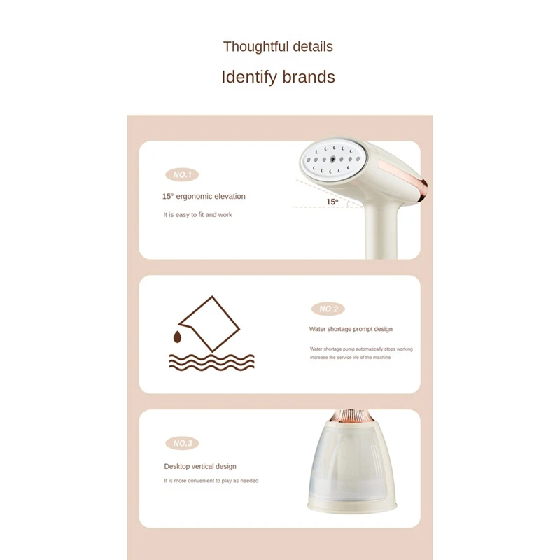 Отпариватель для одежды 1500 Вт с баком 280 мл