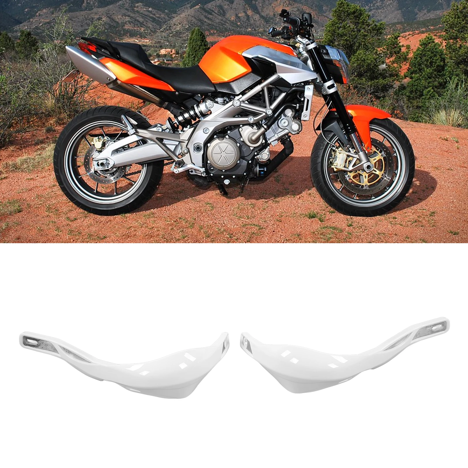 Пара мотоциклетный руль Защитная защита 7/8in 22 мм Универсальный для спорта Байк ATV