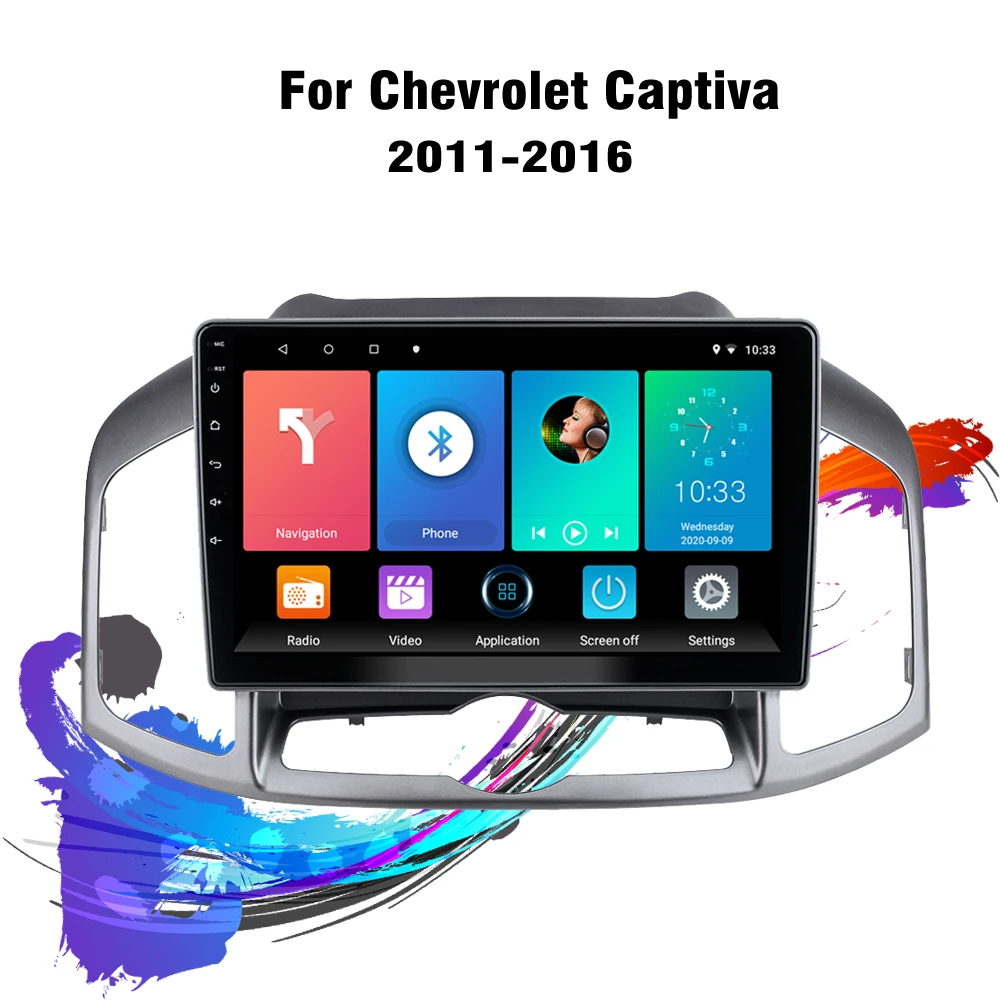 

10.1 Inch 2 Din Android 4G Carplay Car Radio For Chevrolet Captiva 2011-2016 GPS Navigation FM Bluetooth Multimedia Player