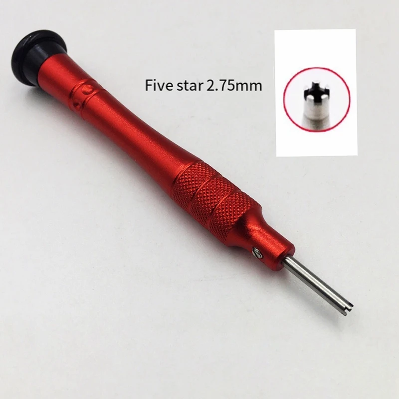 

2 Piece RM Watch Screwdriver Repair Tools Red 404 Special Steel For RICHARD MILE Disassembly Bezel Strap