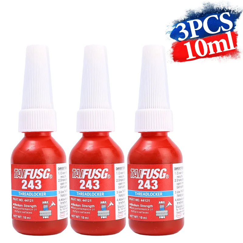

Синий анаэробный клей для фиксации резьбы Loctite 243