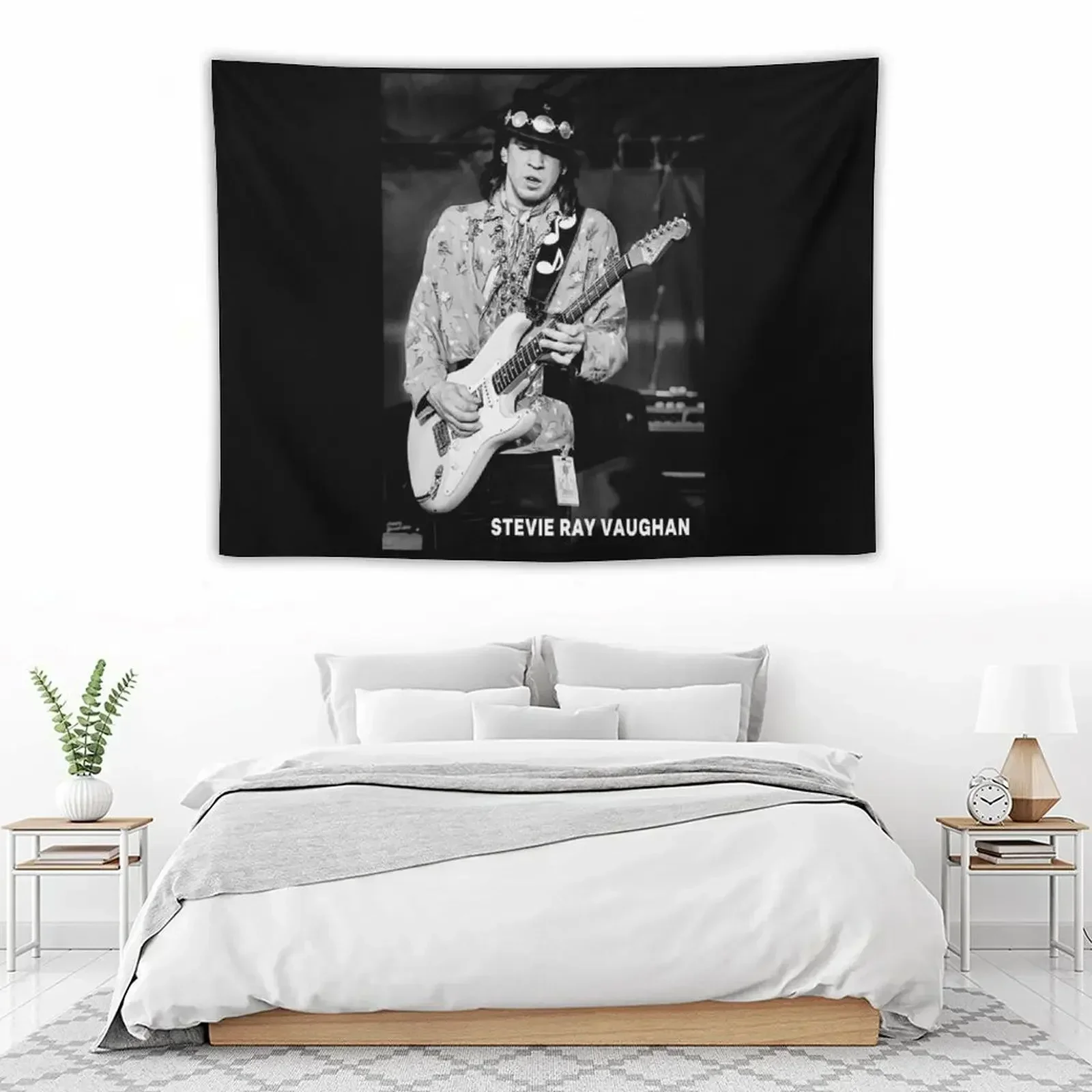 Музыкальный гобелен Стиви Рэй Вэнган 100% полиэстер