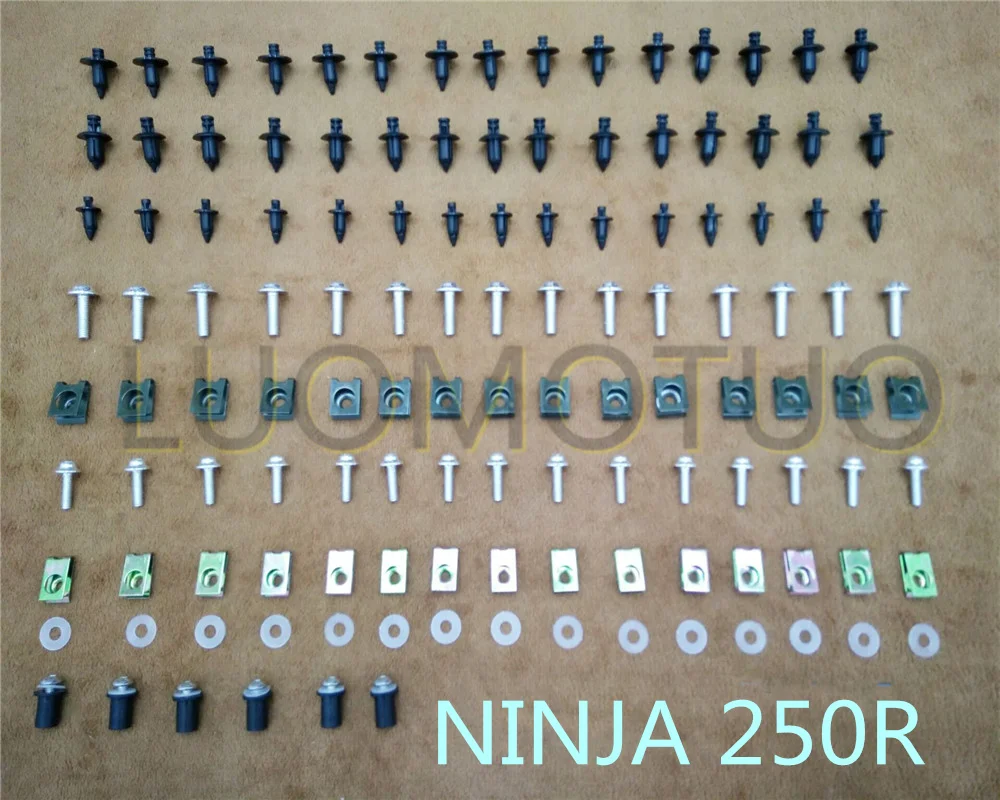 

Fairing Bodywork Kit Bolts Screws For Fit For Kawasaki NINJA 250R 2008-2012