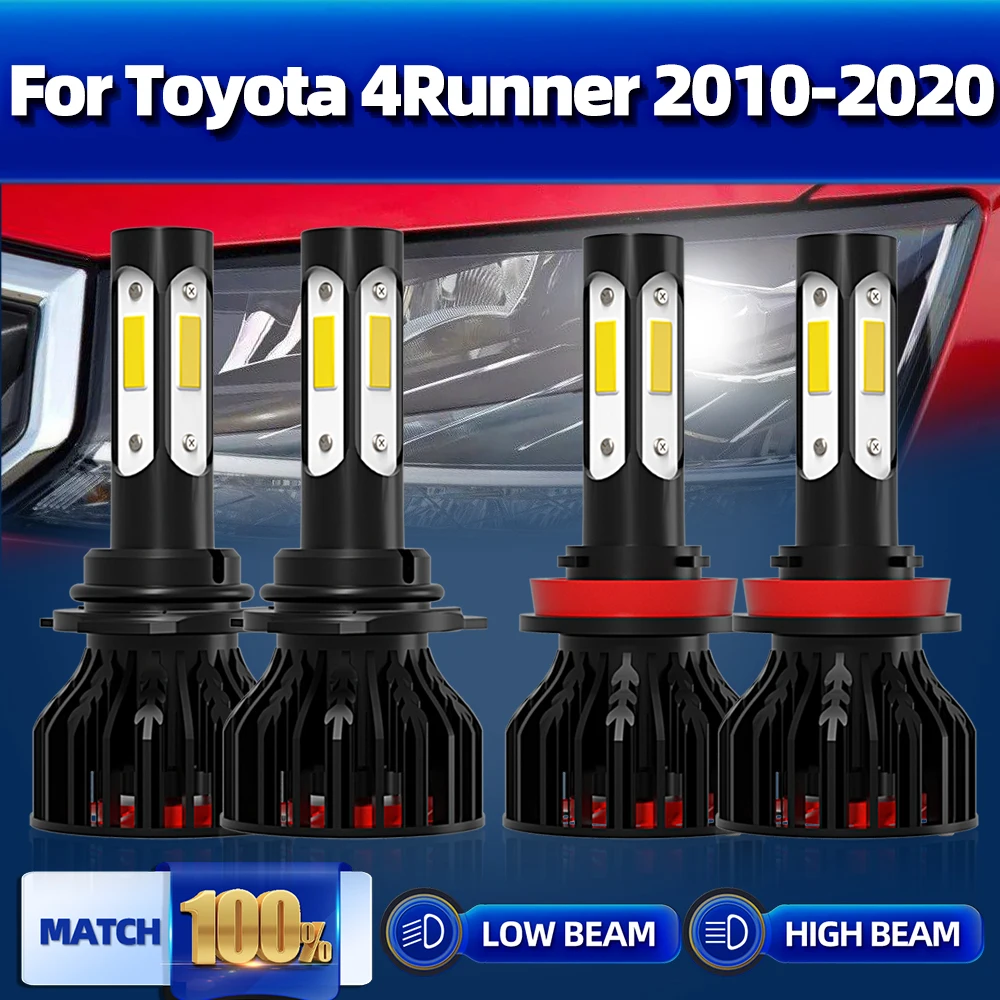 

H11 9005 HB3 Car Led Headlight Bulb 12000ML 90W Auto Lamp 12V For Toyota 4Runner 2010-2013 2014 2015 2016 2017 2018 2019 2020