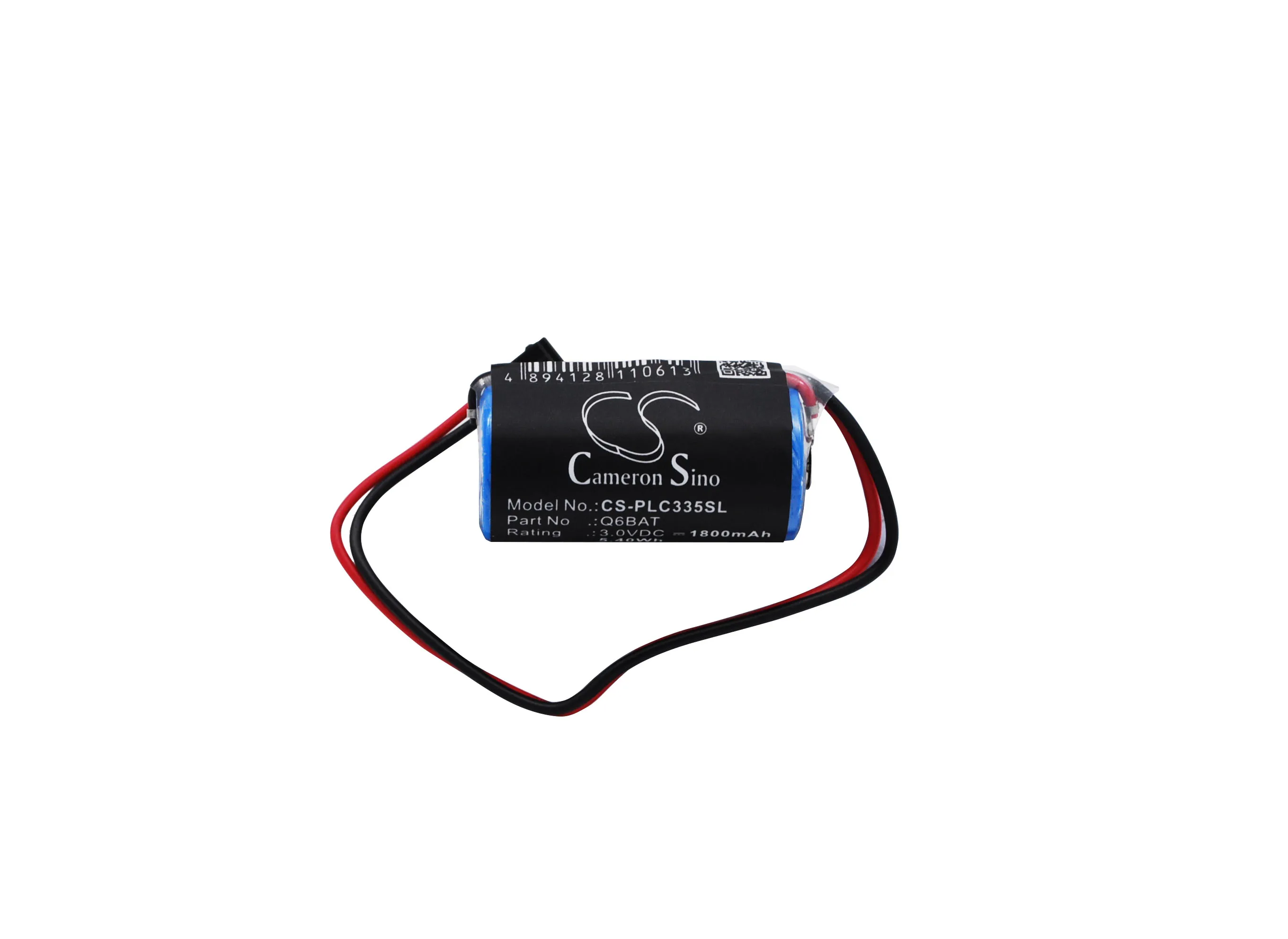 Аккумулятор CS 1800 мАч для Mitsubishi Q02CPU Q02HCPU Q06HCPU 130376 BKO-C10811H03 C52017 CR17335SE-MC Q6BAT Sanyo CR17335SE-R
