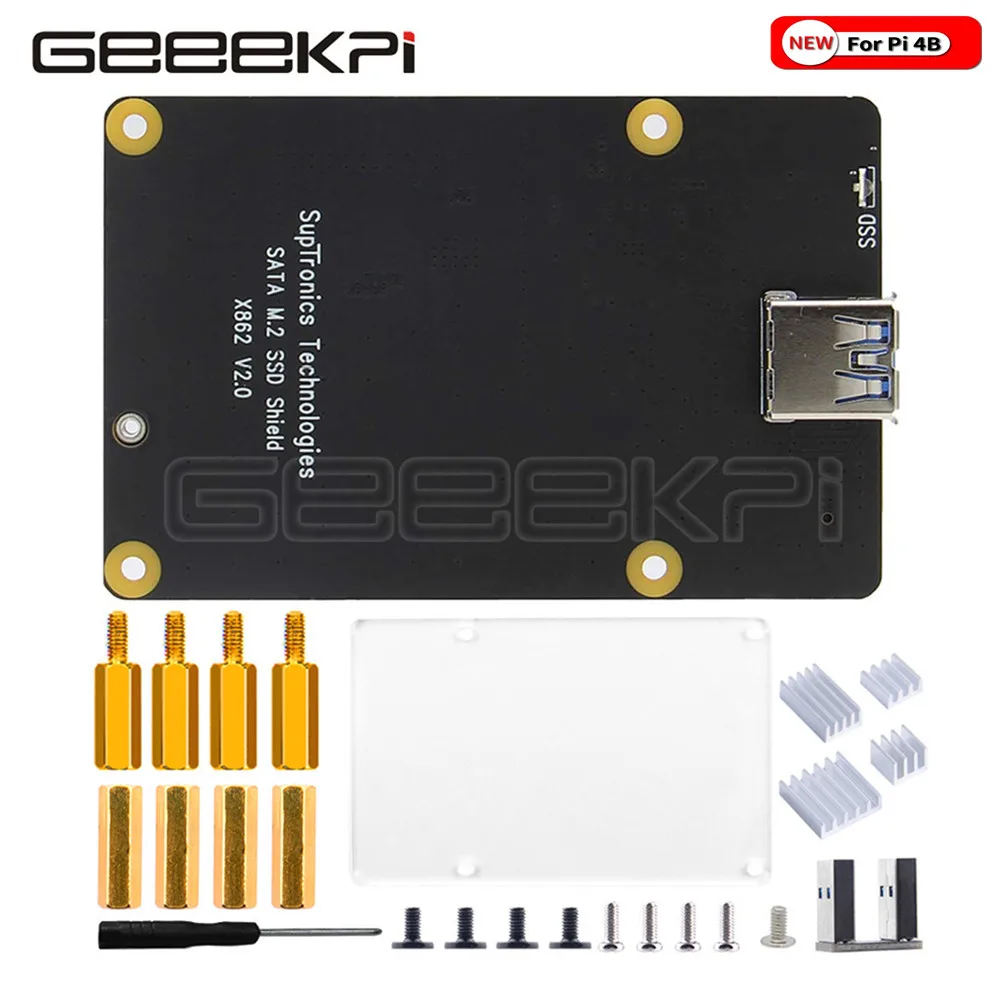 Плата расширения GeeekPi Raspberry Pi X862 m