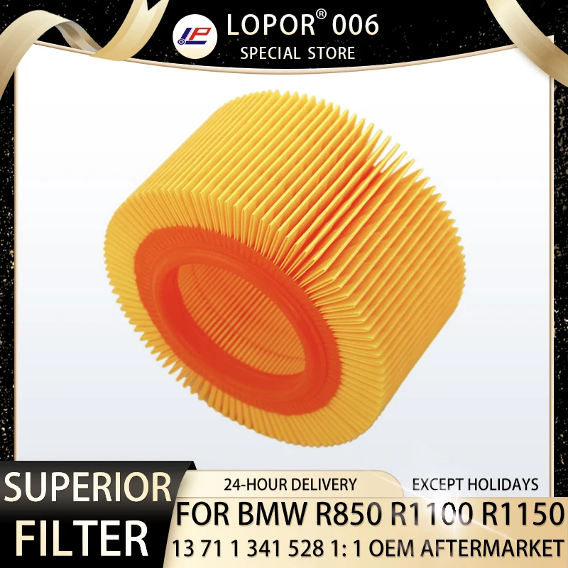 

Lopor Air Filter Motorcycle For BMW R850 99-04 R1100 95-01 R1150 99-05 R 850 1100 1150 OEM 13 71 1 341 528