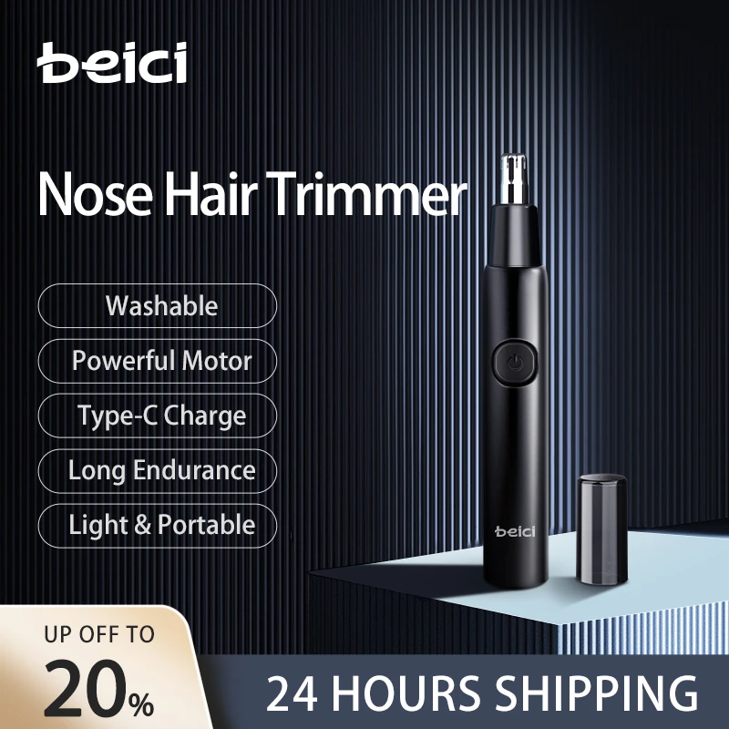 Beici Nose Hair Trimmer Electric Shaving Rechargeable Nose Trimmer Cleaner Men Shaver Razor Women Epilator Cutter Waterproof