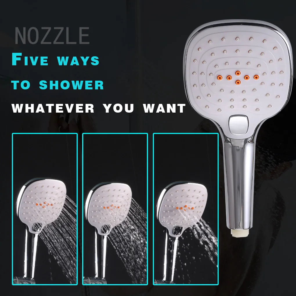 

Насадка для душа квадратная ручная, 3 режима распыления, экономия воды