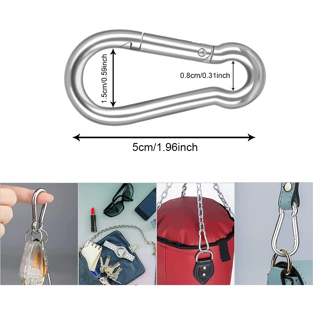 

Sunshade Pad Eye Plate Carabiner Clip Stainless Steel Mount Hanging Hooks Parts Screws Hardware Kit Equipment Outdoor