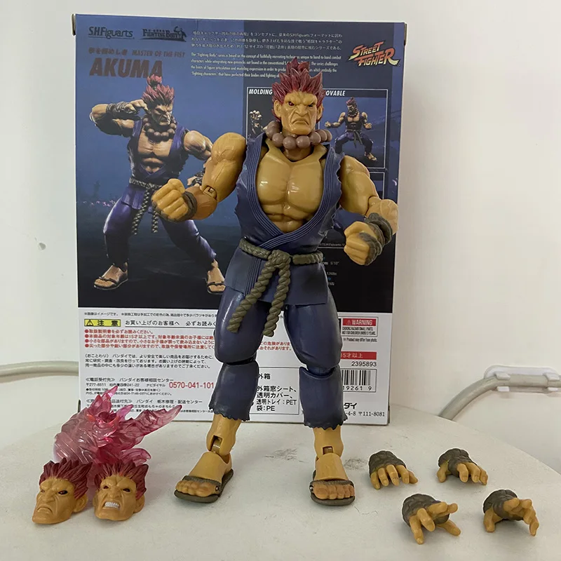 

SHFiguarts Akuma Gouki Action Figure Classic Game Street Fighter Figurine Big Boss Collectable Toys Christmas Birthday Gift 16CM